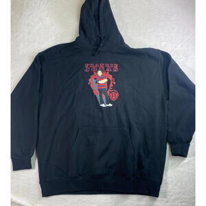 Frankie‎ Jonas Hoodie XL Black 2009 World Tour Graphic Sweatshirt NWOT Rare